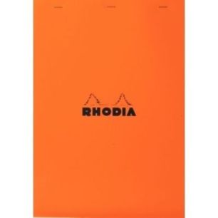 Achetez Bloc de bureau RHODIA 80 feuilles, format A6, quadrillé 5x5, papier blanc 80g 13200C RHODIA..