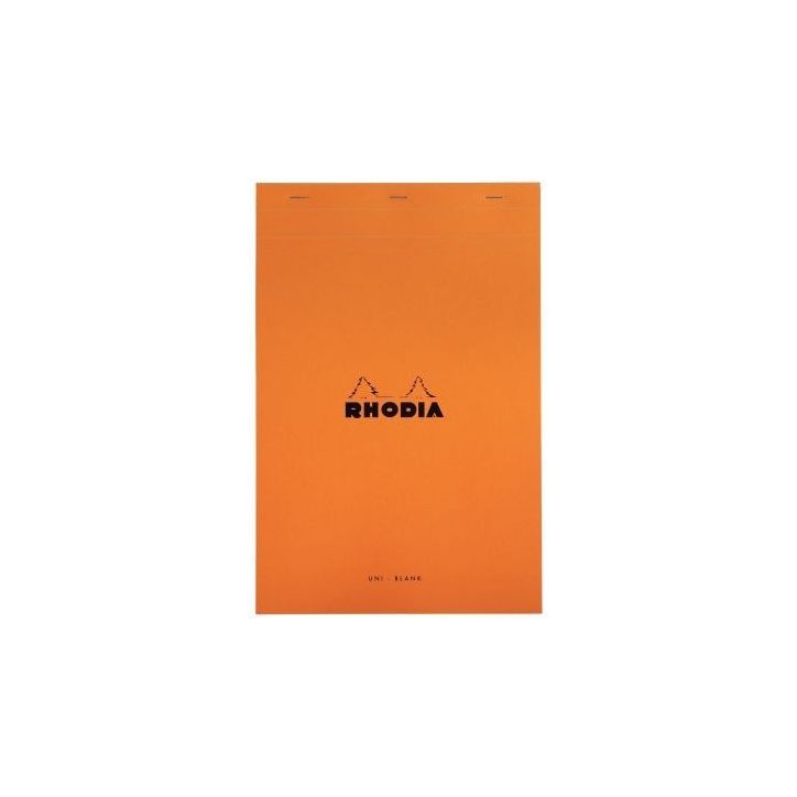 Bloc de bureau RHODIA 80 feuilles, format A4+, papier uni blanc 80g 19000C RHODIA CLAIREFONTAINE