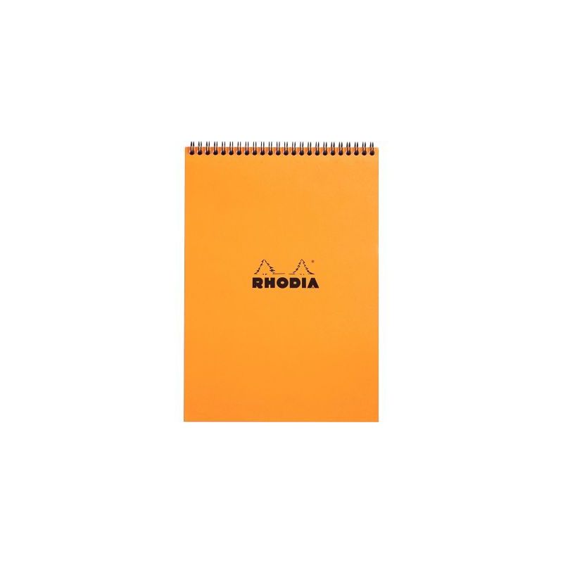 Achetez Bloc-notes à reliure intégrale RHODIA orange, format A4 (21 cm x 29,7 cm), 160 pages, quad.. Achetez Bloc-notes à reliure intégrale RHODIA orange, format A4 (21 cm x 29,7 cm), 160 pages, quad..