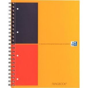 Achetez OXFORD Cahier FILINGBOOK spirales 200 pages perforées 80g lignée 6mm 21x31,8cm Couverture ..