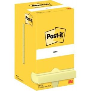 Achetez Lot de 12 blocs de 100 feuilles post-it notes jaune, 76 x 76 mm 23612 3M pas cher sur Ma Ren..