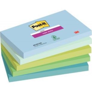 Achetez Lot de 5 blocs de 90 feuilles Notes Super Sticky post-it, 76x127mm collection oasis BP1235 P..