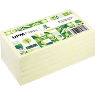 Achetez Lot de 6 blocs repositionnables 75x125mm. Coloris jaune 5655-01PG-6 pas cher sur Ma Rentrée..