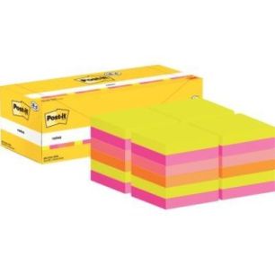 Achetez Boîte de 24 blocs de 100 feuilles Post-it assortis format 76 x 76 mm dont 6 gratuits BP1352..