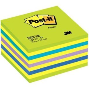 Achetez POST-IT Cubes POST-IT® Rêve Intense (néon bleu/vert) 450 feuilles 76 x 76 mm pas cher sur..