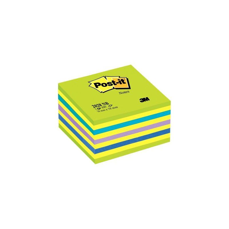 Achetez POST-IT Cubes POST-IT® Rêve Intense (néon bleu/vert) 450 feuilles 76 x 76 mm pas cher sur..