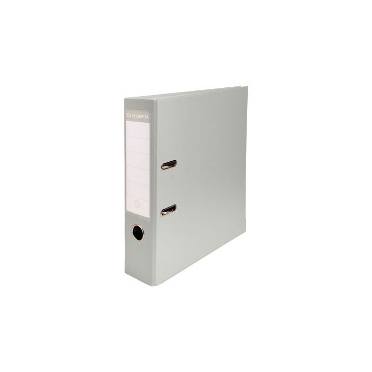 Classeur à  levier pour format A4, dos 8 cm, gris 918416B EXACOMPTA
