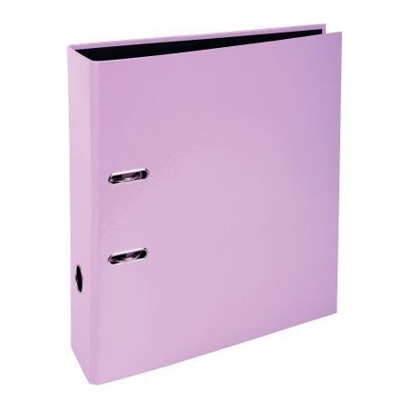 Achetez Classeur à levier AQUAREL pour format A4, dos 8 cm, mauve 53565E AQUAREL EXACOMPTA pas cher..