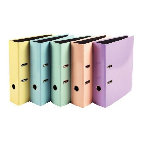 Achetez Carton de 10 classeurs à  levier AQUAREL dos 8 cm, coloris assortis 53560E x10 EXACOMPTA p..