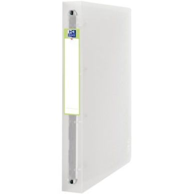 Achetez Classeur 4 anneaux OXFORD 2nd Life en polypropylène recyclé, dos 4 cm, format A4+, incolor..
