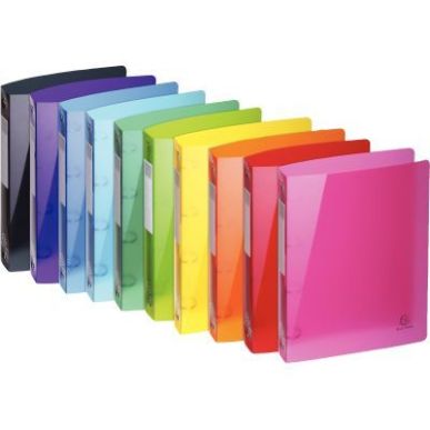 Achetez Classeur 4 anneaux en polypropylène IDERAMA, format A4+, dos 4 cm, coloris assortis 51770E ..