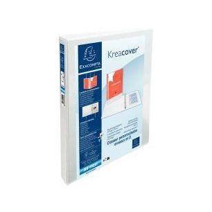 Achetez Classeur personnalisable KREACOVER format A4+ 4 anneaux diamètre 15 mm, blanc 51840E KREA E..