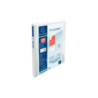 Achetez Classeur personnalisable KREACOVER format A4+ 4 anneaux diamètre 15 mm, blanc 51840E KREA E..