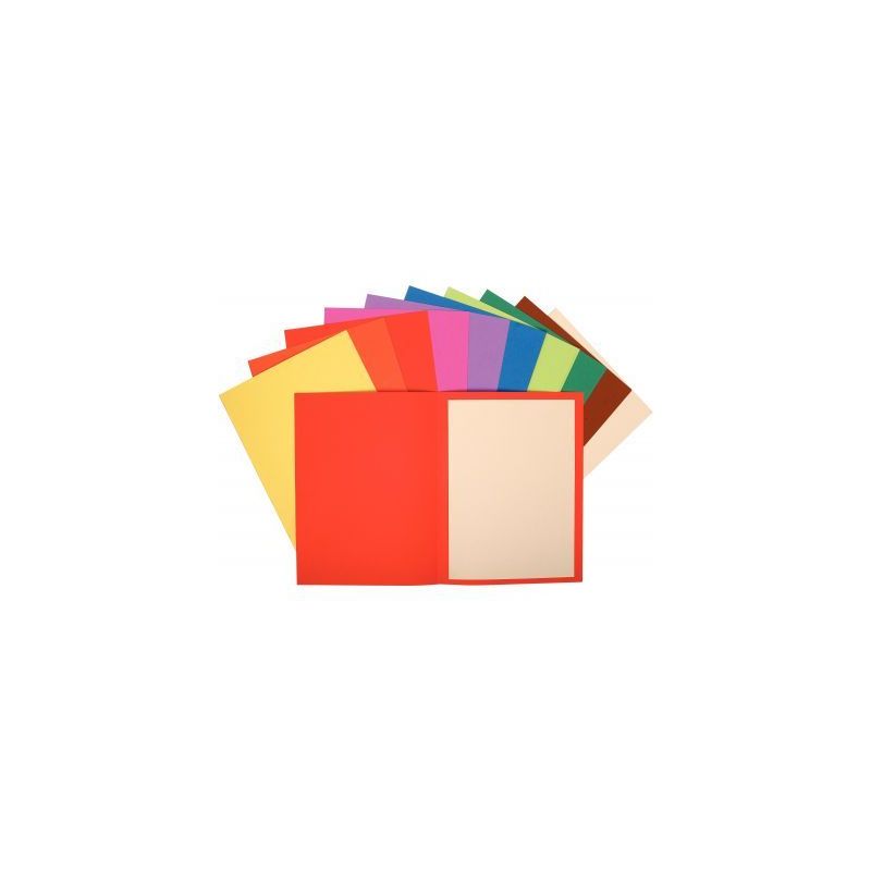 Achetez Paquet de 100 sous-chemises FLASH en carte recyclée 80g, coloris assortis 150001E EXACOMPTA..