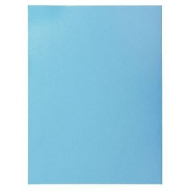 Achetez Paquet de 50 chemises 2 rabats 210g format 24x32 cm bleu 332006E SUPER EXACOMPTA pas cher su..