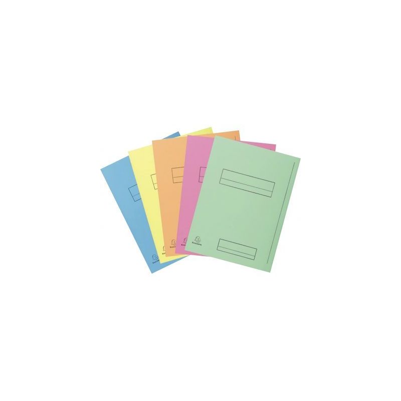 Achetez Paquet de 50 chemises imprimées 210g avec 2 rabats, format 24x32 cm 335000E SUPER EXACOMPTA..