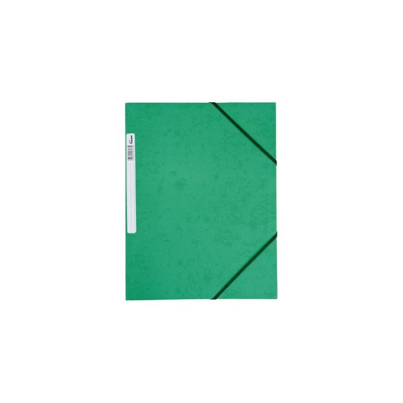 Achetez Chemise 3 rabats à élastiques + étiquette de dos coloris vert carte grainée 5/10e 450g f..