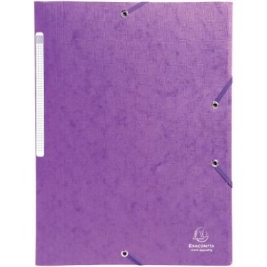 Achetez Chemise 3 rabats à élastiques SCOTTEN en carte lustrée 600g, violet 55957E SCOTTEN EXACOM..