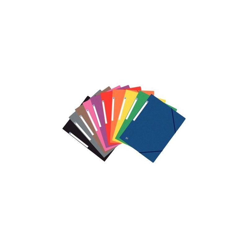 Achetez Carton de 50 chemises 3 rabats à élastiques TOP FILE+ en carte lustrée 4/10e 390g, colori.. Achetez Carton de 50 chemises 3 rabats à élastiques TOP FILE+ en carte lustrée 4/10e 390g, colori..