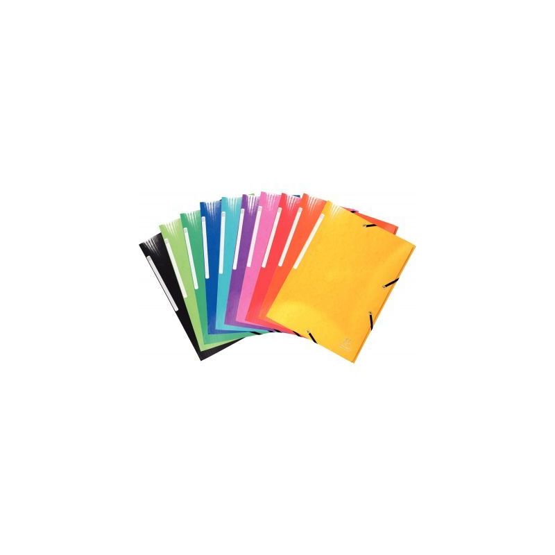 Achetez Carton de 25 chemises 3 rabats à élastiques IDERAMA en carte lustrée 425g coloris assorti.. Achetez Carton de 25 chemises 3 rabats à élastiques IDERAMA en carte lustrée 425g coloris assorti..