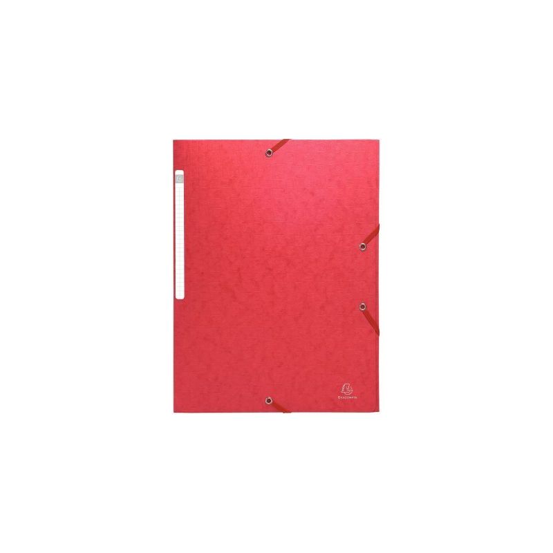 Achetez Chemise 3 rabats à élastiques SCOTTEN en carte lustrée 600g, rouge 55955E SCOTTEN EXACOMP..