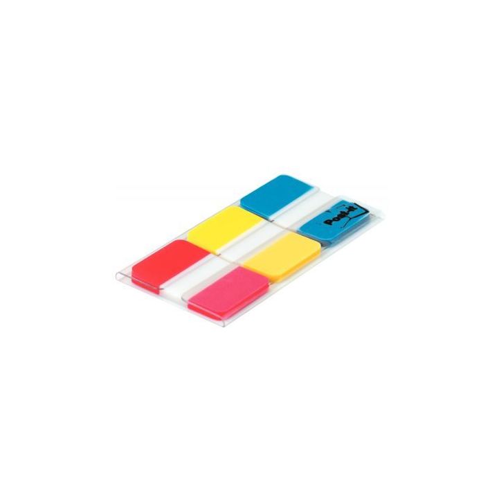 POST-IT Marque-pages POST-IT® rigides (3x22) couleurs classiques