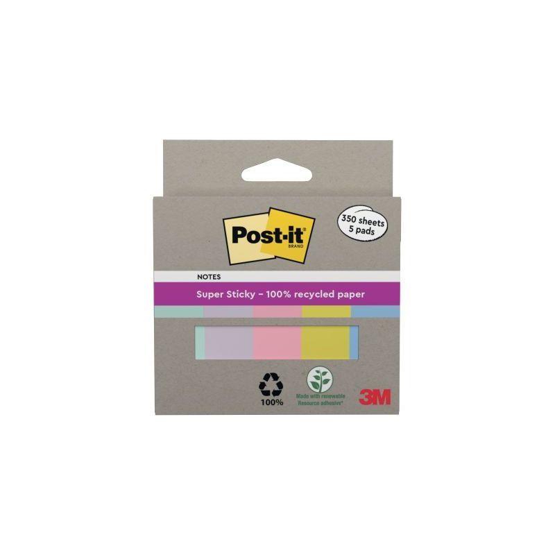 Achetez Boite de 5 blocs de marque-pages le recyclable 350 feuilles coloris pastel BP1506 POST-IT 3M.. Achetez Boite de 5 blocs de marque-pages le recyclable 350 feuilles coloris pastel BP1506 POST-IT 3M..
