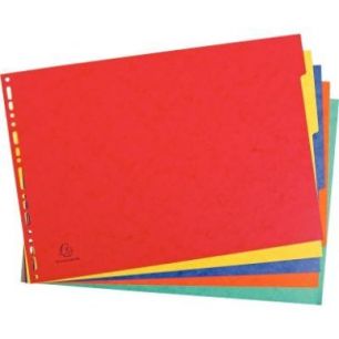 Achetez Jeu de 5 intercalaires en carte lustrée 400g, format A3 à l'italienne 2905E EXACOMPTA pas ..