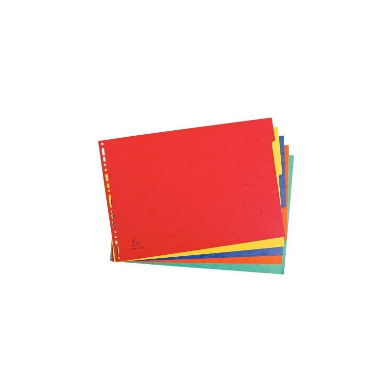 Achetez Jeu de 5 intercalaires en carte lustrée 400g, format A3 à l'italienne 2905E EXACOMPTA pas .. Achetez Jeu de 5 intercalaires en carte lustrée 400g, format A3 à l'italienne 2905E EXACOMPTA pas ..