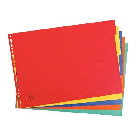Achetez Jeu de 5 intercalaires en carte lustrée 400g, format A3 à l'italienne 2905E EXACOMPTA pas ..