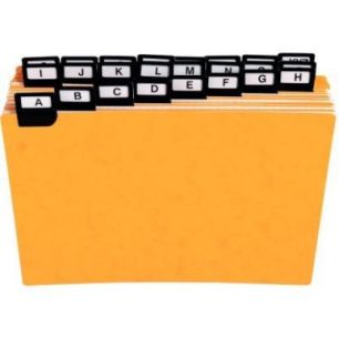 Achetez Jeu de 24 intercalaires pour boîtes à fiches 148 x 210 mm 13758E EXACOMPTA pas cher sur Ma..