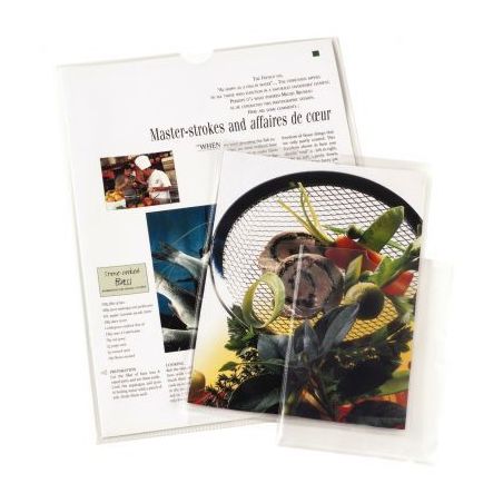 Achetez Boîte de 100 étuis en polypropylène 12/100ème pour format A4 37738 pas cher sur Ma Rentr..