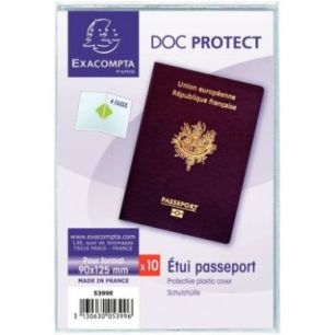 Achetez Etui pour passeport en PVC 5399UE EXACOMPTA pas cher sur Ma Rentrée Scolaire
