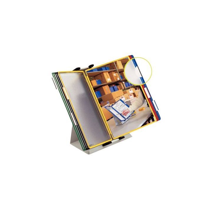 Pupitre 10 poches pour format A4 à pivots 434109 T.TECHNIC TARIFOLD