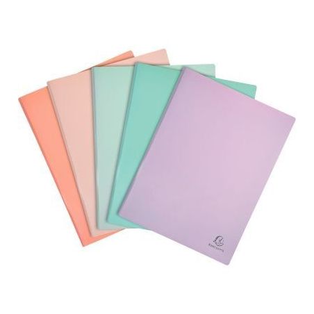 Achetez Protège-documents AQUAREL 80 vues en polypropylène, coloris assortis 88460E AQUAREL EXACOM..