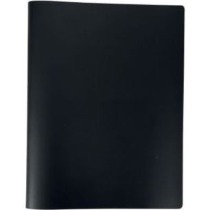 Achetez PERGAMY Protège-documents en polypropylène 80 vues Noir, couverture 3/10e, pochettes 6/100..