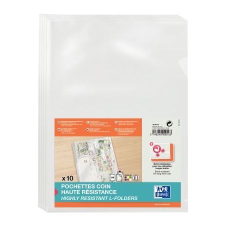 Achetez Sachet de 10 pochettes coin en PVC lisse 15/100ème, incolore 100206721 HAMELIN pas cher sur..