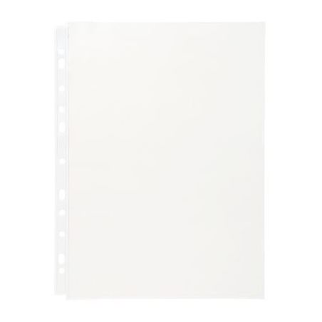 Achetez Sachet de 10 pochettes perforées pour format A4 en PVC 10/100ème 2601 pas cher sur Ma Rent..