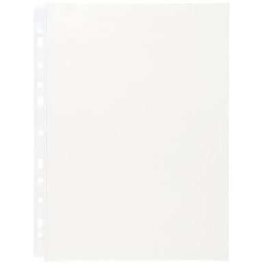 Achetez Sachet de 10 pochettes perforées pour format A4 en PVC 10/100ème 2601 pas cher sur Ma Rent..