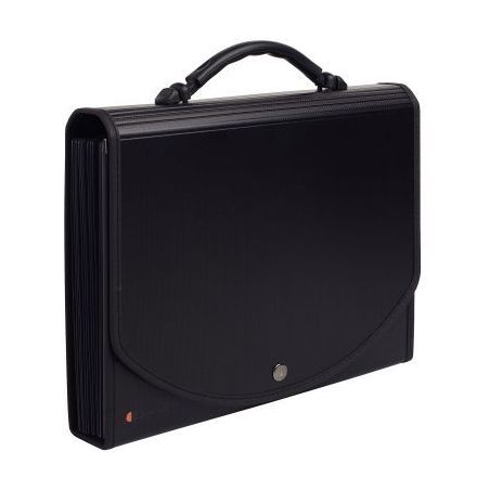 Achetez EXACOMPTA Trieur valisette Noir en PP EXACASE 13 compartiments.Dos extensible,onglets person..
