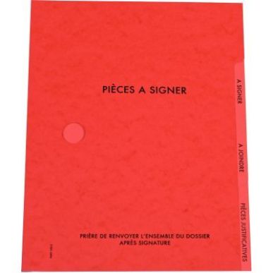 Achetez Parapheur 3 compartiments, rouge 350.5 ROUGE EXTENDOS pas cher sur Ma Rentrée Scolaire