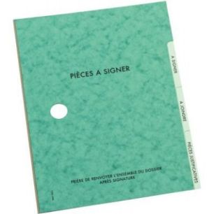 Achetez Carton de 25 parapheurs 3 compartiments, vert 73370 X25 EXTENDOS pas cher sur Ma Rentrée Sc..