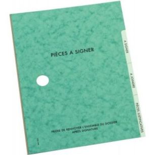 Achetez Parapheur 3 compartiments, vert 350.5 VERT EXTENDOS pas cher sur Ma Rentrée Scolaire