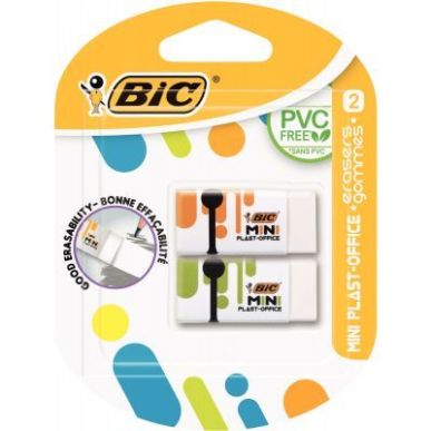 Achetez Blister de 2 gommes mini plastique 927858 BIC pas cher sur Ma Rentrée Scolaire