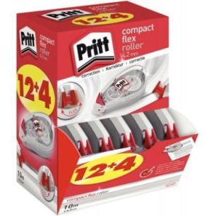Achetez Ecopack de 16 rollers de correction compact 4.2 mm x 10 m dont 4 gratuits 9H PCK4M PRITT HEN..