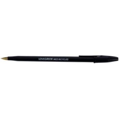 Achetez Stylo bille Lovegreen pointe moyenne noir LGBP-01 pas cher sur Ma Rentrée Scolaire