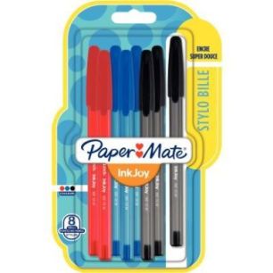 Achetez Blister de 8 stylos bille Papermate InkJoy 100 assortis 1956745 PAPER MATE pas cher sur Ma R..