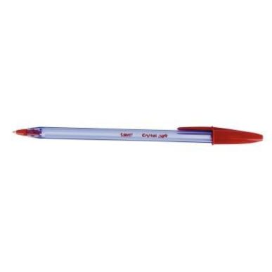 Achetez BIC Cristal Soft Stylos-Bille Pointe Moyenne (1,2 mm) - Rouge pas cher sur Ma Rentrée Scola..