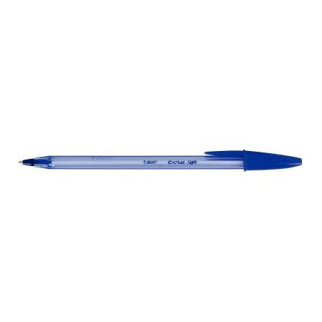 Achetez BIC Cristal Soft Stylos-Bille Pointe Moyenne (1,2 mm) - Bleu pas cher sur Ma Rentrée Scolai..