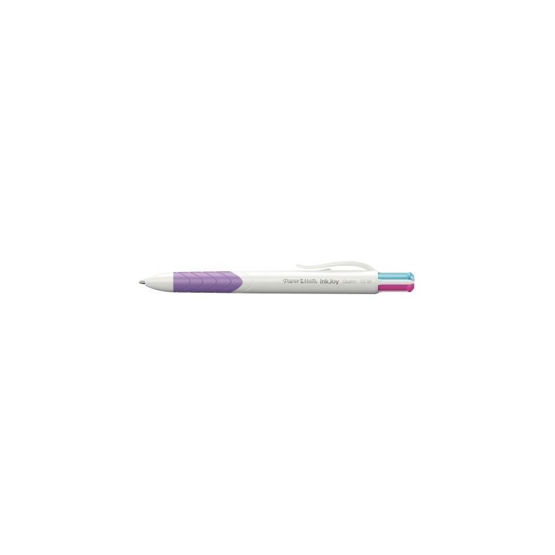 Achetez PAPERMATE Stylo bille rétractable 4 couleurs INKJOY QUATRO fun : turquoise, rose, violet, v..
